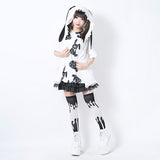 [Short Sleeves] Rabbit Hoodie