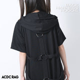 [Short Sleeves] Back Harness Hoodie