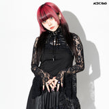 Lace Gothic Long Sleeve Tee