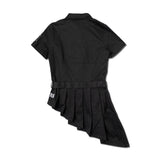 Asymmetry Pleated Dress