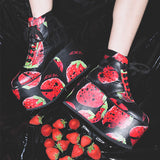 Strawberry Platform Shoes