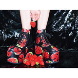 Strawberry Platform Shoes