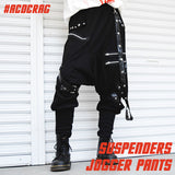 Suspenders Jogger Pants