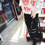 Suspenders Jogger Pants