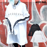 Chest-Lace Long-Sleeve Tee