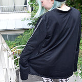 Chest-Lace Long-Sleeve Tee
