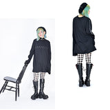 Chest-Lace Long-Sleeve Tee