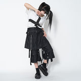 8分丈ボンテージパンツ