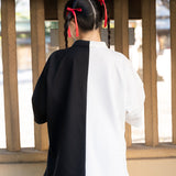 アシメ ボタンチャイナT